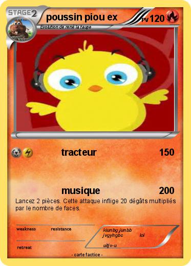 Pokemon poussin piou ex