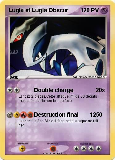 Pokemon Lugia et Lugia Obscur