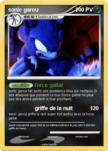 Pokemon sonic garou