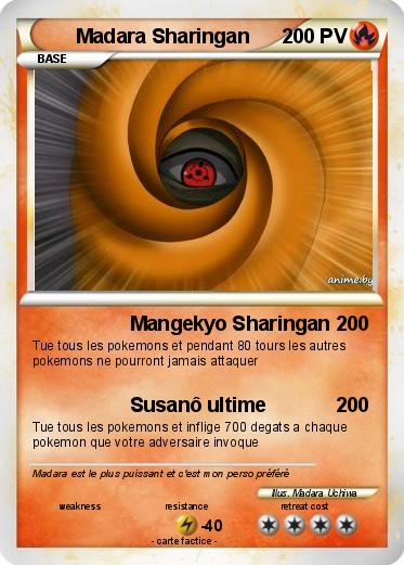 Pokemon Madara Sharingan