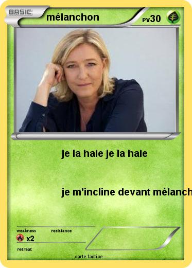 Pokemon mélanchon