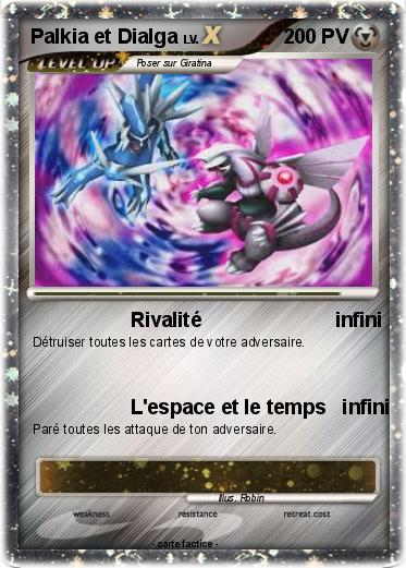 Pokemon Palkia et Dialga