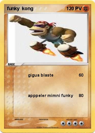 Pokemon funky  kong 