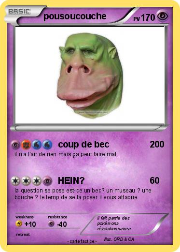 Pokemon pousoucouche