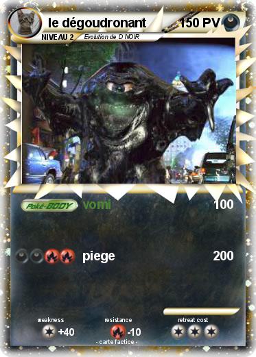 Pokemon le dégoudronant