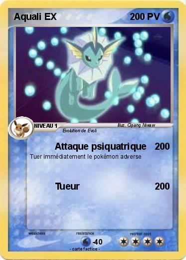 Pokemon Aquali EX