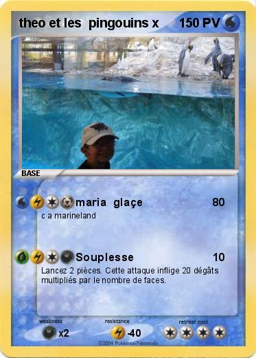 Pokemon theo et les  pingouins x