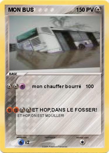 Pokemon MON BUS