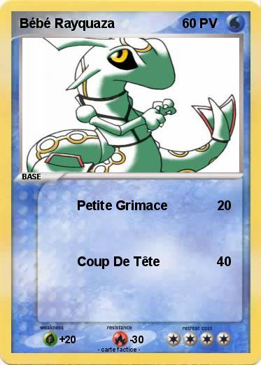 Pokemon Bébé Rayquaza
