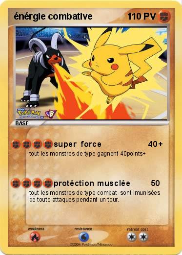 Pokemon énérgie combative