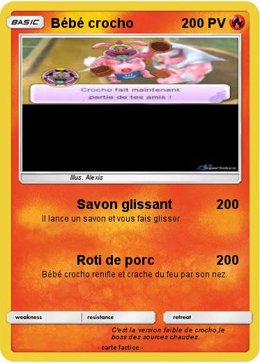 Pokemon Bébé crocho