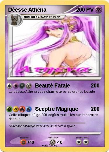 Pokemon Déesse Athéna