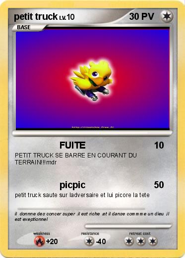 Pokemon petit truck
