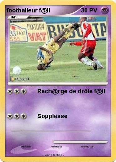Pokemon footballeur f@il