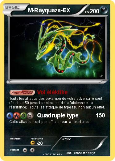 Pokemon M-Rayquaza-EX