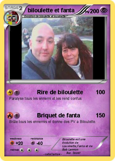 Pokemon biloulette et fanta