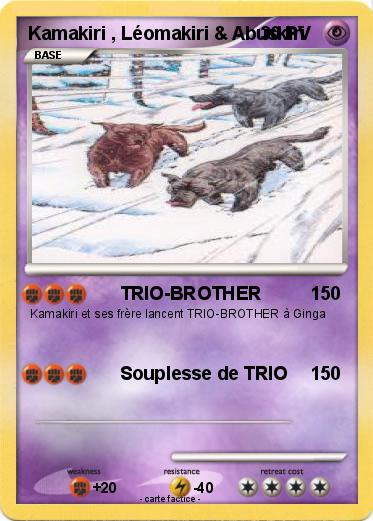 Pokemon Kamakiri , Léomakiri & Abuskiri