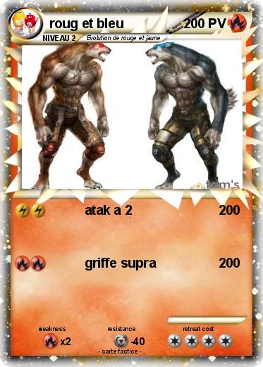 Pokemon roug et bleu