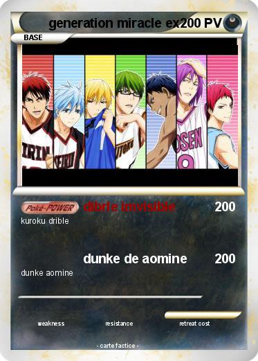 Pokemon generation miracle ex