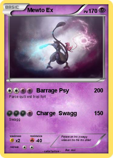 Pokemon Mewto Ex