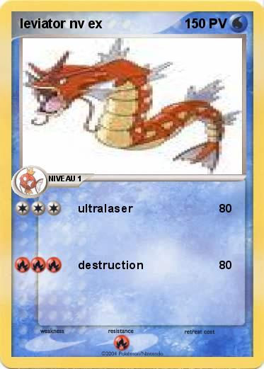 Pokemon leviator nv ex