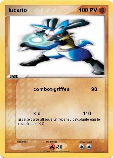 Pokemon lucario