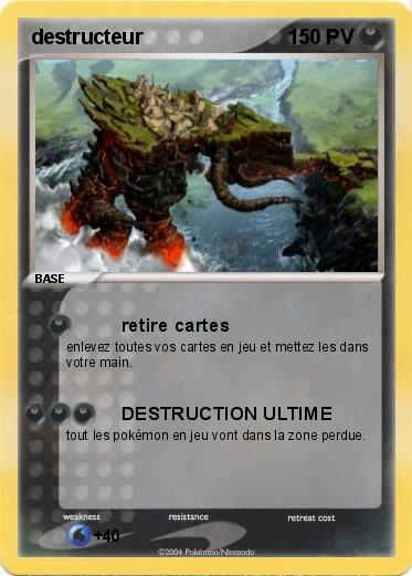 Pokemon destructeur