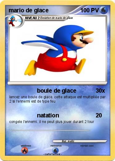 Pokemon mario de glace