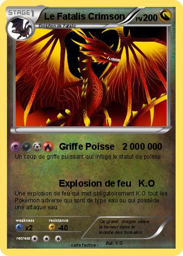 Pokemon Le Fatalis Crimson