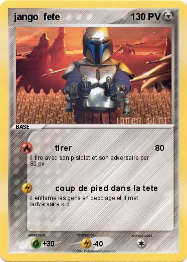 Pokemon jango  fete