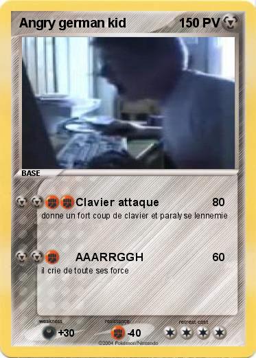 Pokemon Angry german kid