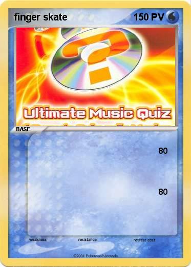 Pokemon finger skate