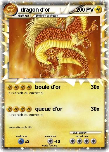 Pokemon dragon d'or
