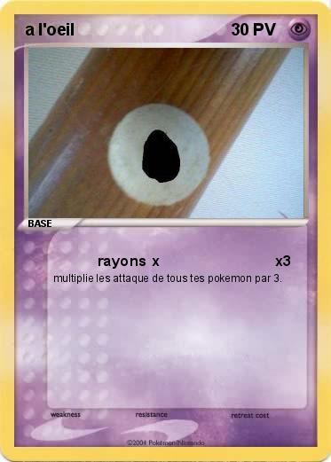 Pokemon a l'oeil