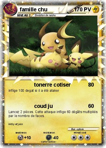 Pokemon famille chu