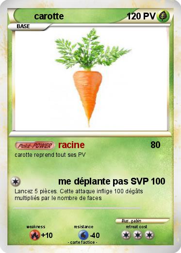 Pokemon carotte