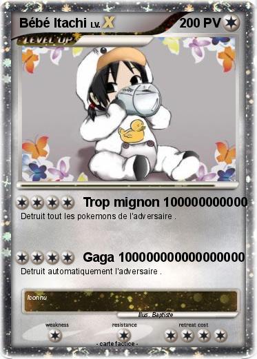 Pokemon Bébé Itachi