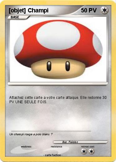 Pokemon [objet] Champi