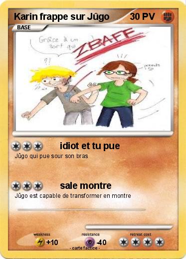 Pokemon Karin frappe sur Jûgo