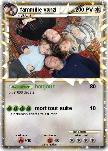 Pokemon fammille vanzi