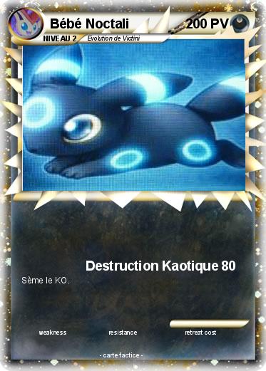 Pokemon Bébé Noctali