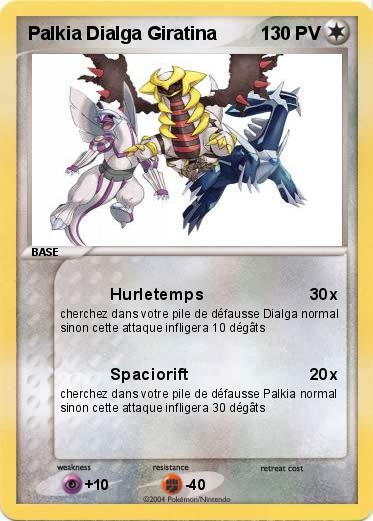 Pokemon Palkia Dialga Giratina