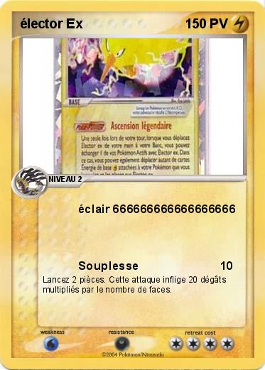 Pokemon élector Ex