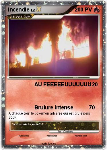 Pokemon Incendie