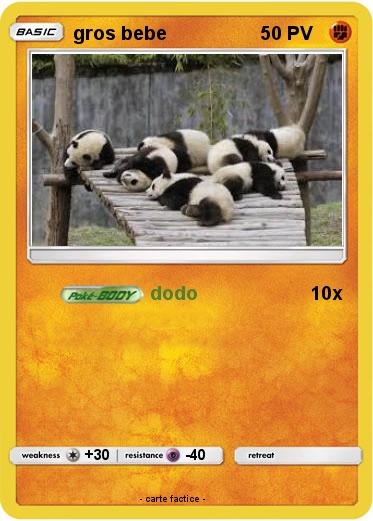 Pokemon gros bebe