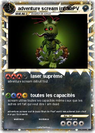 Pokemon adventure scream infinie