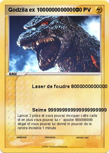 Pokemon Godzila ex 10000000000000   
