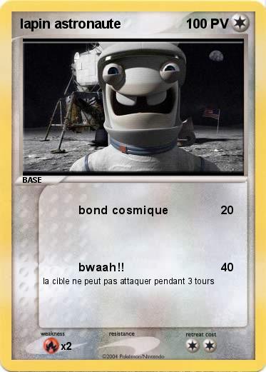 Pokemon lapin astronaute