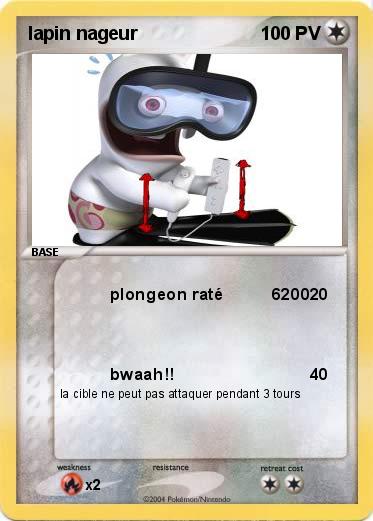 Pokemon lapin nageur