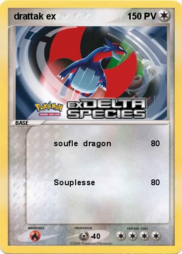 Pokemon drattak ex